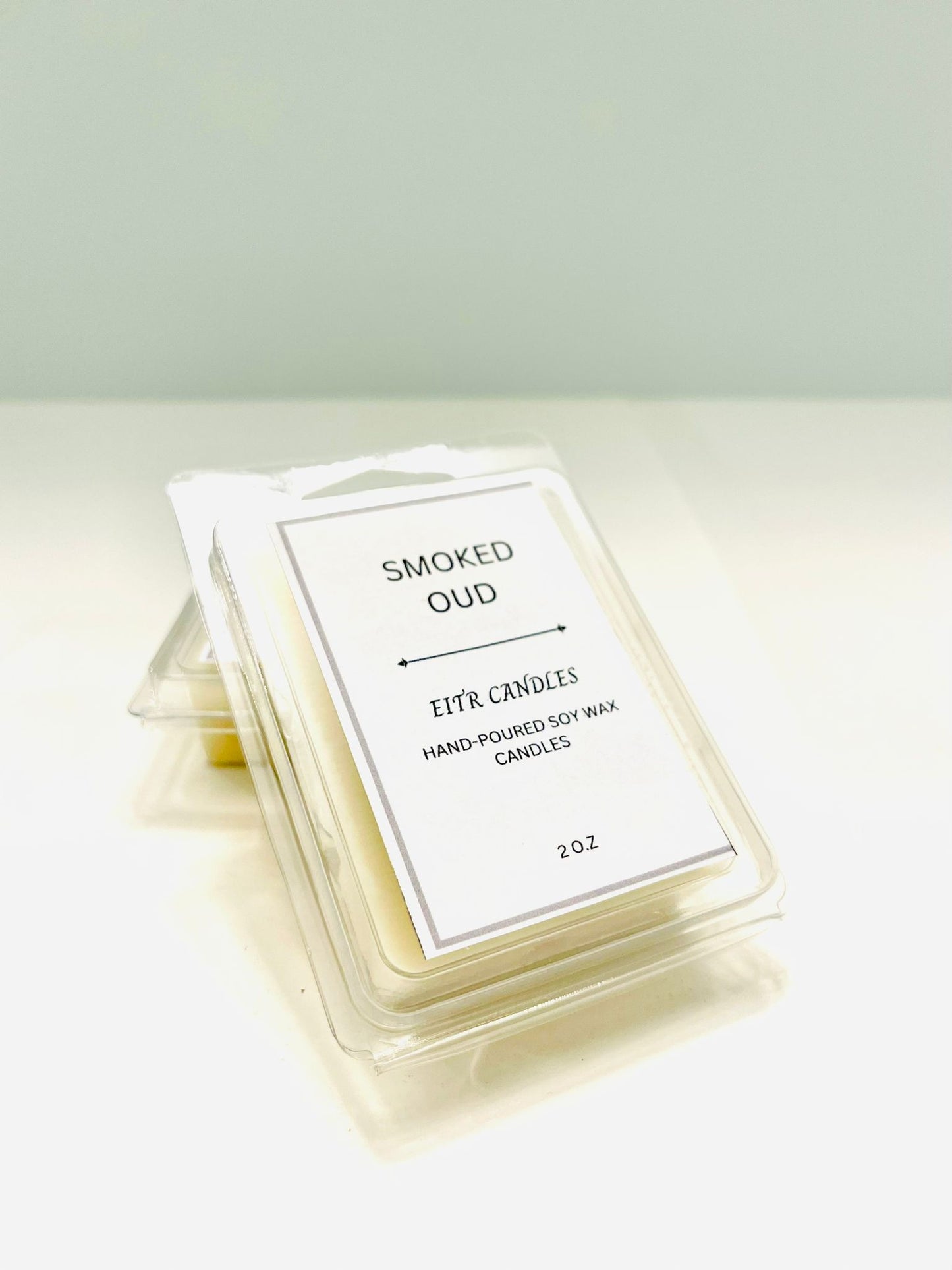 Smoked Oud Scented Wax melts 2oz| All Natural Soy Wax Candles| Essential-oil infused| Longlasting aromas| Handmade and hand poured| Eitr Candles