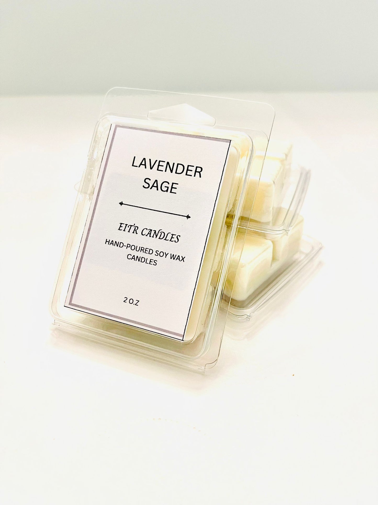 Lavender Sage Scented Wax Melts | Lavender, Cucumber and Sage | 2 oz Wax Melts